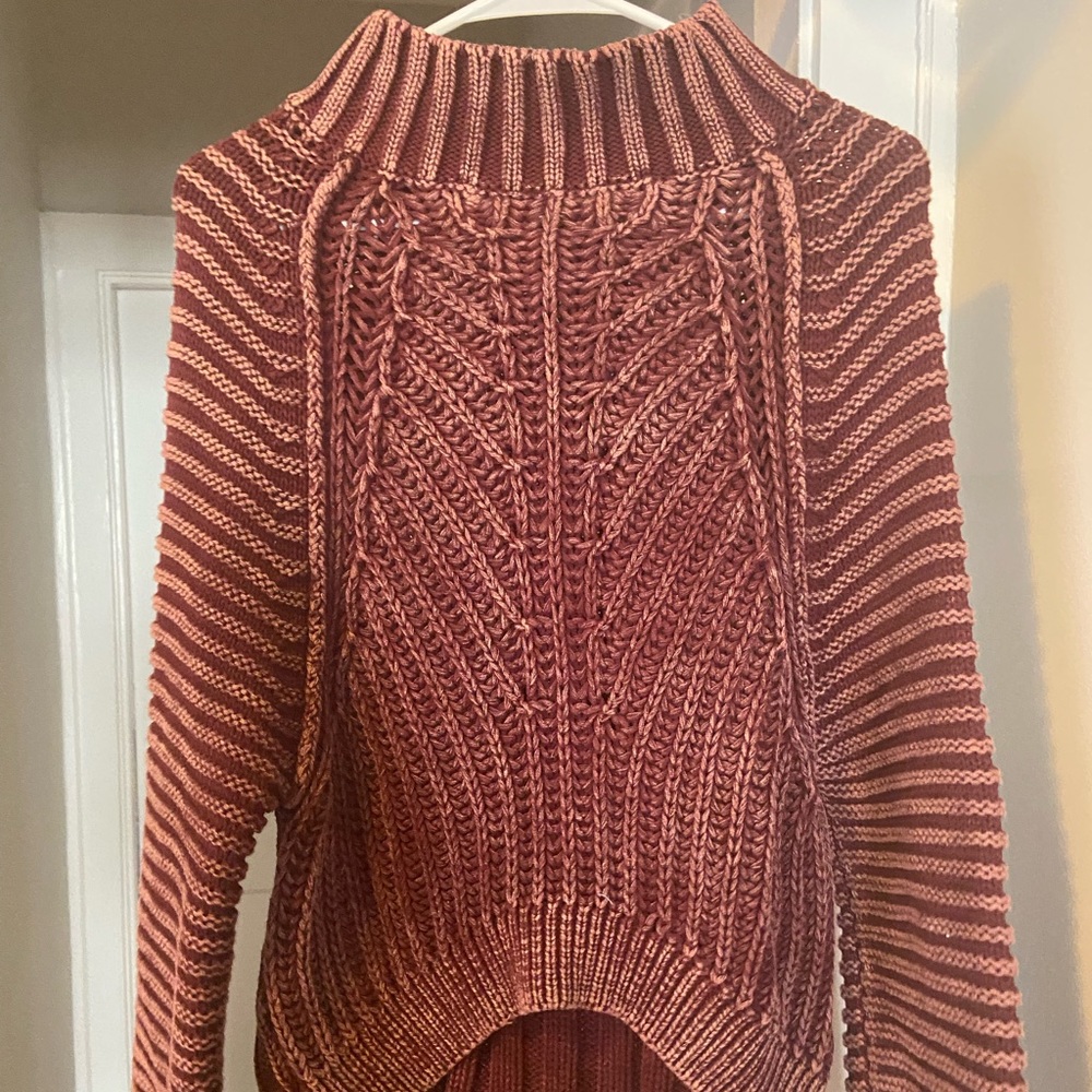 FREE PEOPLE // Sweetheart Sweater (Dark Pink)